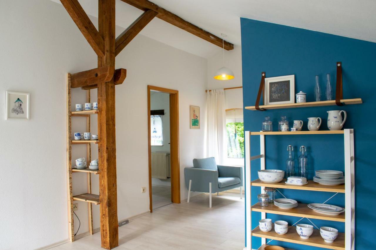 Ahoi Marie - Maritime Ferienwohnung Cuxhaven Bagian luar foto